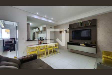 Sala de apartamento para alugar com 3 quartos, 119m² em José Menino, Santos