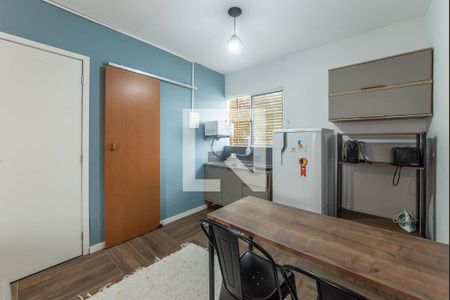 Sala - Cozinha Integrada de kitnet/studio para alugar com 1 quarto, 18m² em Brooklin Paulista, São Paulo