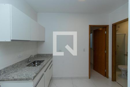 Cozinha e Área de Serviço de casa de condomínio para alugar com 1 quarto, 26m² em Vila Gustavo, São Paulo