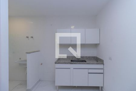 Cozinha e Área de Serviço de casa de condomínio para alugar com 1 quarto, 26m² em Vila Gustavo, São Paulo