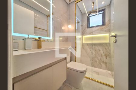 Apartamento à venda com 90m², 1 quarto e 2 vagasBanheiro 2 da Suíte