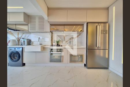 Apartamento à venda com 90m², 1 quarto e 2 vagasCozinha e Área de Serviço