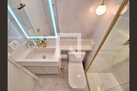 Apartamento à venda com 90m², 1 quarto e 2 vagasBanheiro 2 da Suíte