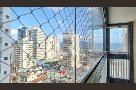 Vista da varanda de apartamento para alugar com 2 quartos, 74m² em Aviação, Praia Grande