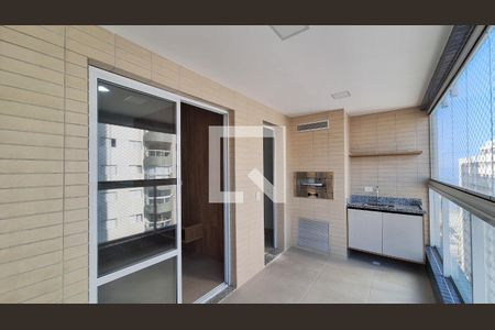 Varanda gourmet de apartamento para alugar com 2 quartos, 74m² em Aviação, Praia Grande