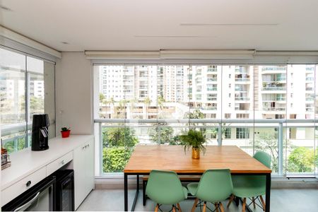 Varanda de apartamento à venda com 1 quarto, 49m² em Campo Belo, São Paulo