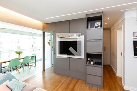 Sala de apartamento à venda com 1 quarto, 49m² em Campo Belo, São Paulo
