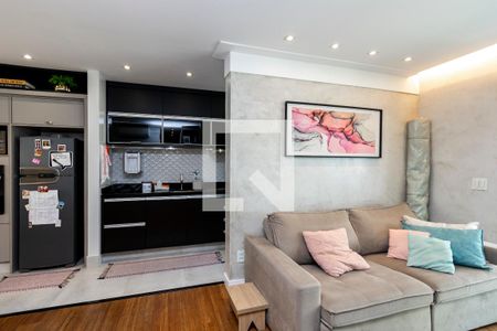 Sala de apartamento à venda com 1 quarto, 49m² em Campo Belo, São Paulo