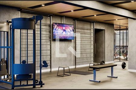 Studio à venda com 23m², 0 quarto e sem vaga Studio à venda com 23m², 0 quarto e sem vagaAcademia