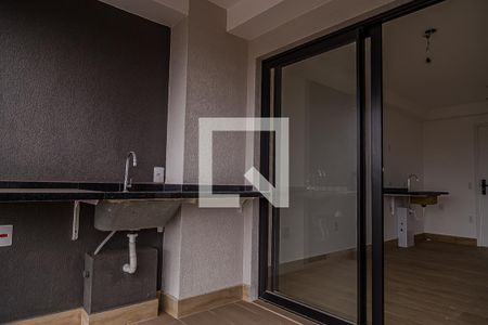 Varanda de kitnet/studio à venda com 1 quarto, 35m² em Mirandópolis, São Paulo