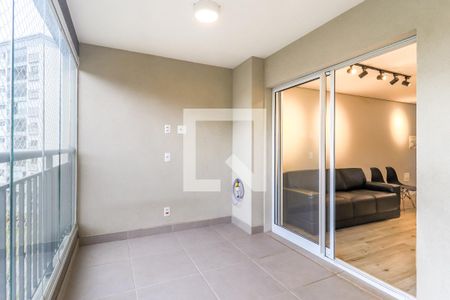 Varanda da Sala de apartamento à venda com 3 quartos, 83m² em Santo Amaro, São Paulo