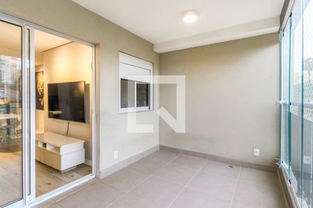 Varanda da Sala de apartamento à venda com 3 quartos, 83m² em Santo Amaro, São Paulo