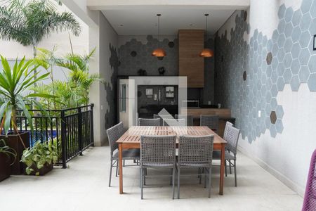 Studio para alugar com 26m², 1 quarto e sem vagaChurrasqueira