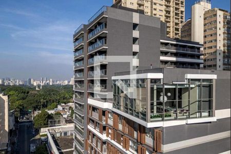 Studio para alugar com 23m², 1 quarto e sem vaga Studio para alugar com 23m², 1 quarto e sem vagaFachada