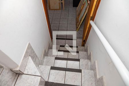 Casa à venda com 313m², 4 quartos e 3 vagas Casa à venda com 313m², 4 quartos e 3 vagasEscada para o salão