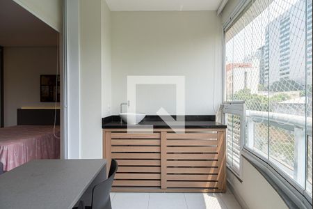 Apartamento para alugar com 39m², 1 quarto e 1 vagaVaranda