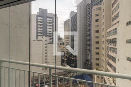 Apartamento para alugar com 25m², 1 quarto e sem vagaVaranda