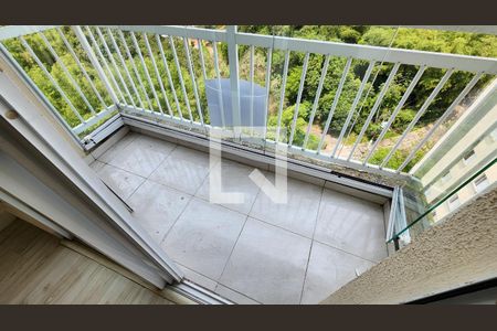 Varanda da Sala de apartamento para alugar com 2 quartos, 56m² em Morro Nova Cintra, Santos