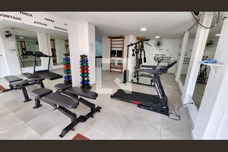 Área comum - Academia de apartamento para alugar com 2 quartos, 56m² em Morro Nova Cintra, Santos
