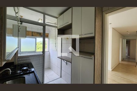 Cozinha de apartamento para alugar com 2 quartos, 56m² em Morro Nova Cintra, Santos