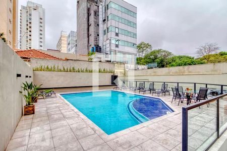 Apartamento à venda com 29m², 1 quarto e 1 vaga Apartamento à venda com 29m², 1 quarto e 1 vagaÁrea comum - Piscina
