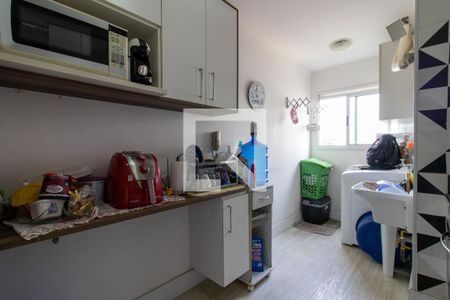 Cozinha de apartamento à venda com 2 quartos, 56m² em Bonfim, Campinas