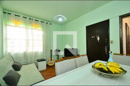 Sala de apartamento à venda com 3 quartos, 86m² em Sagrada Família, Belo Horizonte