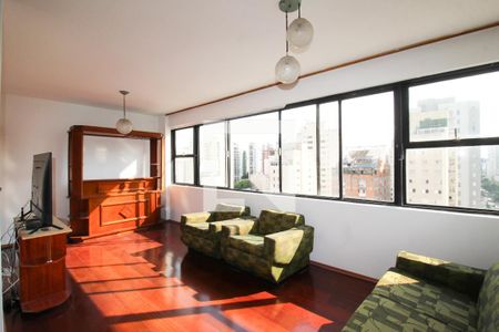 Sala de apartamento à venda com 3 quartos, 105m² em Indianópolis, São Paulo