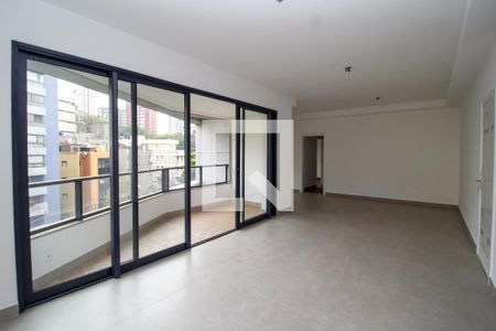 Sala de apartamento à venda com 4 quartos, 150m² em Mangabeiras, Belo Horizonte