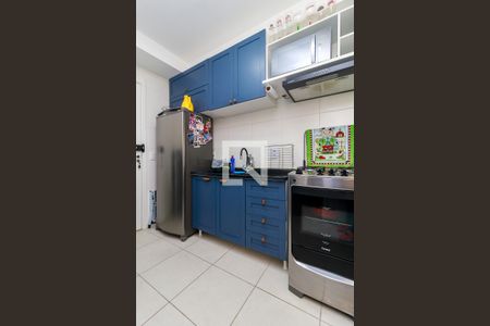 Cozinha de apartamento à venda com 1 quarto, 29m² em Jardim Caravelas, São Paulo