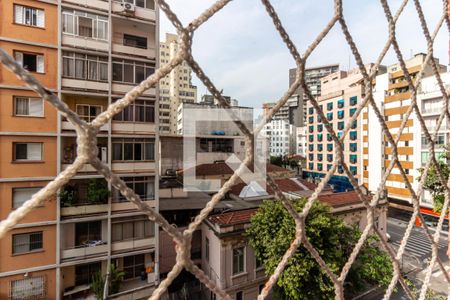 Sala - Vista de apartamento para alugar com 1 quarto, 36m² em Vila Buarque, São Paulo
