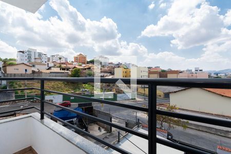 Varanda do Quarto 2 de apartamento para alugar com 2 quartos, 60m² em Santa Cruz Industrial, Contagem