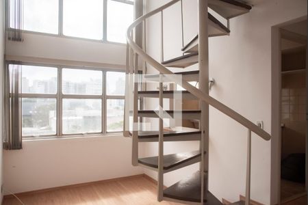 Sala de apartamento à venda com 1 quarto, 50m² em Vila Clementino, São Paulo