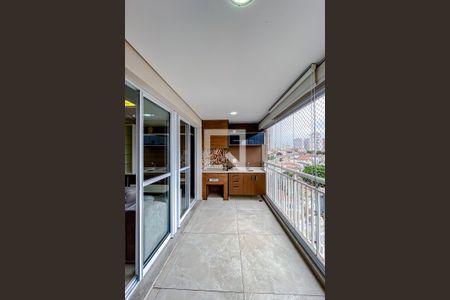 Varanda da Sala de apartamento para alugar com 2 quartos, 78m² em Vila Bertioga, São Paulo