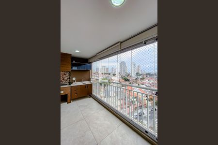 Varanda da Sala de apartamento para alugar com 2 quartos, 78m² em Vila Bertioga, São Paulo