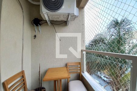 Varanda da sala de apartamento à venda com 2 quartos, 53m² em São Bernardo, Campinas