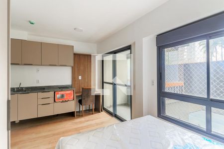 Sala/Quarto de kitnet/studio para alugar com 1 quarto, 25m² em Brooklin, São Paulo