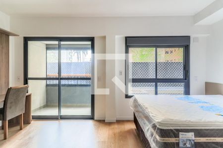 Sala/Quarto de kitnet/studio para alugar com 1 quarto, 25m² em Brooklin, São Paulo