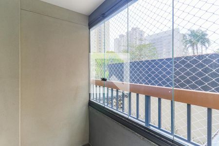 Varanda de kitnet/studio para alugar com 1 quarto, 25m² em Brooklin, São Paulo