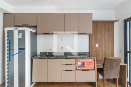 Studio para alugar com 25m², 1 quarto e sem vagaCozinha