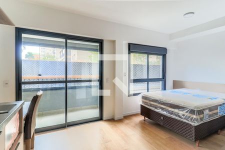 Sala/Quarto de kitnet/studio para alugar com 1 quarto, 25m² em Brooklin, São Paulo