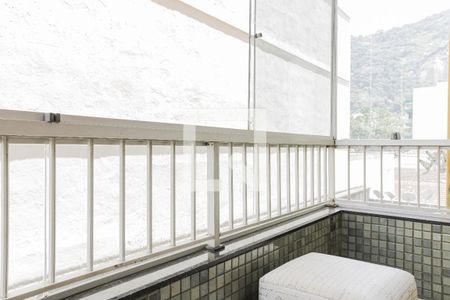 Varanda da Sala de apartamento para alugar com 2 quartos, 90m² em Botafogo, Rio de Janeiro