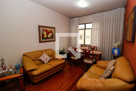 Sala de apartamento à venda com 3 quartos, 90m² em Graça, Belo Horizonte