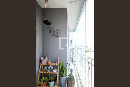 Varanda da Sala de apartamento à venda com 2 quartos, 55m² em Vila Dom Pedro I, São Paulo