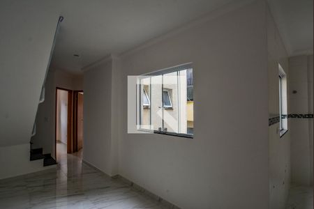 Sala de apartamento à venda com 2 quartos, 91m² em Vila Homero Thon, Santo André