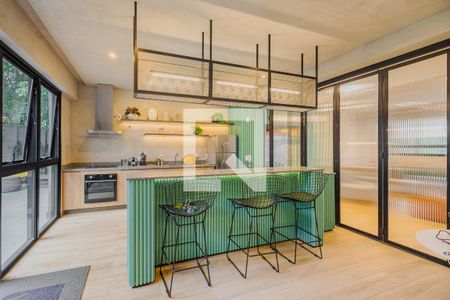 Apartamento para alugar com 26m², 1 quarto e sem vagaSalão de Festas