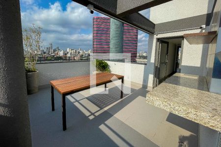 Studio para alugar com 28m², 1 quarto e sem vaga Studio para alugar com 28m², 1 quarto e sem vagaÁrea comum - Churrasqueira