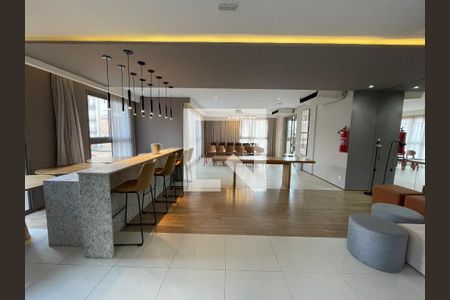 Studio para alugar com 28m², 1 quarto e sem vaga Studio para alugar com 28m², 1 quarto e sem vagaÁrea comum - Salão de festas