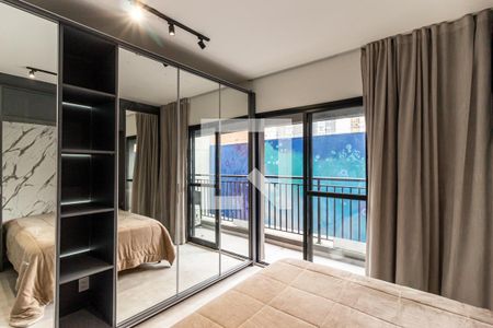 Studio - Detalhe Painel de apartamento à venda com 1 quarto, 25m² em Santa Cecília, São Paulo