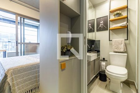 Studio para alugar com 23m², 1 quarto e sem vagaBanheiro